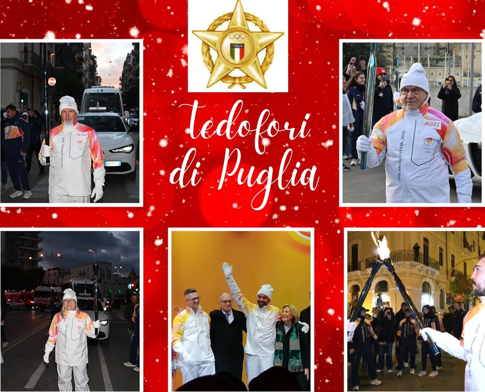 Red Festive Merry Christmas Holiday Photo Collage